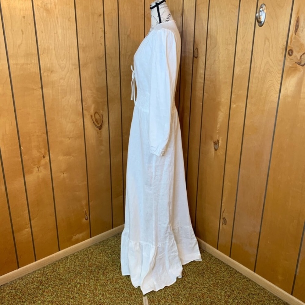 Reformation CHANTAL NWT linen 100 dress prairie